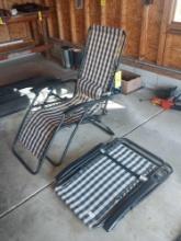 2 Outdoor Reclining Camp Chairs