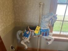 Plastic Molded Carousel Horse