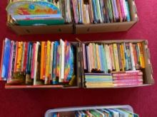 2 Boxes of Assorted Kids Books