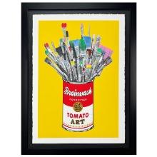 Tomato Pop (Yellow) by Mr Brainwash,