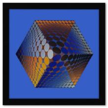 Tupa - 3 de la serie Structures Universelles De LHexagone by Vasarely (1908-1997