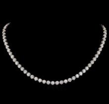 18KT White Gold 16.50 ctw Diamond Necklace