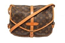 Louis Vuitton Brown Monogram Canvas Saumur 30 Shoulder Bag