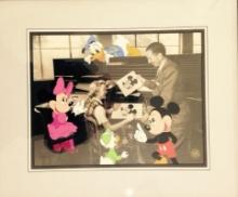 Walt at the Ink & Paint Departrment by DISNEY