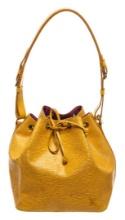 Louis Vuitton Yellow Epi Leather Noe PM Bucket Bag