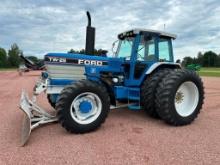 1987 Ford TW-25II tractor, CHA, MFD, 18.4x38 axle duals, Dual Power trans, 3-hyds, 540/1000 PTO,