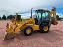 1999 John Deere 310SE tractor loader backhoe, cab w/AC, 4x4, ext-hoe, shuttle trans, 19.5-24 rear