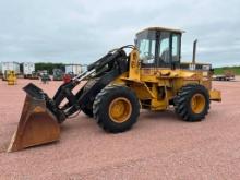 1997 Cat IT38F wheel loader, cab w/heat, 20.5x25 tires, 4-spd powershift trans, quick coupler