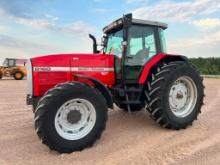 1995 Massey 8160 tractor, CHA, MFD, 20.8x42 rear tires, Dynashift 32-spd trans, 3-hyds, 540/1000 PTO