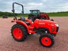 2019 Kubota L2501 compact tractor, open station, 4x4, hydro trans, ag tires, runs & operates, 205