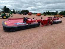 2019 New Holland 533T/512T 33' triple mower conditioner unit, flail conditioner, controls, 1000 PTO