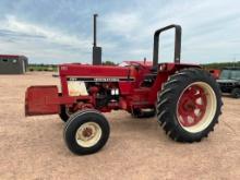 IHC 884 tractor, open station w/ canopy, 16-spd TA trans, 15.5-38 rear tires, bar axle, 540/1000