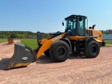 2022 Case 621G XR wheel loader, cab w/ AC, 20.5x25 tires, 4-spd powershift trans, 3rd valve, Ride