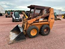 1991 Case 1840 skid steer, OROPS, aux hyds, 10x16.5 tires, Cummins diesel engine, bucket, hand