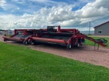 2008 H&S TWM12 double hay merger, 2-12' pickup heads, PTO pump w/ self-contained hyds, controls, SN: