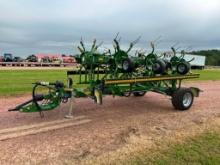 2020 Krone KWT1300 12-rotor hay tedder, 540 PTO drive, hyd fold, transport lights, SN: