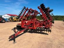 Case IH 4200 30' Mulch Combo soil finisher, hyd disk control, cushion gang, 5-bar spike harrow, SN: