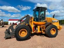 2011 Case 721F XT wheel loader, cab w/ AC, 20.5x25 tires, 4-speed powershift trans, ACS quick