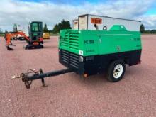 2014 Sullivan D185PDZSB portable air compressor, Deutz diesel engine, 185 CFM, ball hitch, runs &