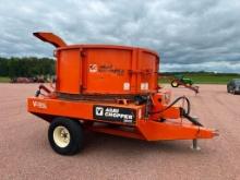 Valmetal Agri Chopper 5600 bale processor, 1000 PTO, rear blower w/ spout, SN: 70668.