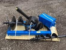 Skid Steer Auger Set W/ 3 Bits