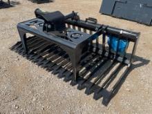 Skid Steer 76" Skeleton Grapple Bucket