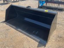 Skid Steer 84" Snow/Litter Bucket