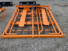 LandHonor Skid Steer Hay Accumulator Grapple