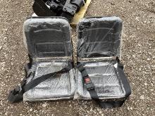 2 Mini Excavator Seats