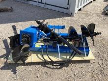 Skid Steer Auger Set W/ 3 Bits