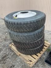 4 bf Goodrich 11R22.5 10 Lug Tire Rims