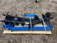 Skid Steer Auger Set W/ 3 Bits