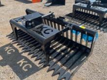 Skid Steer 76" Skeleton Grapple Bucket