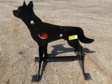 Coyote Shooting Target W/ Heart Flapper