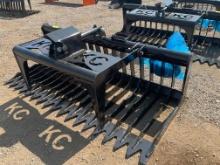 Skid Steer 76" Skeleton Grapple Bucket