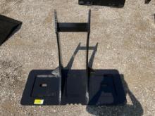 Skid Steer Rock Digger Skeloton Stump Bucket