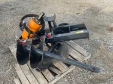 Wolverine Skid Steer Auger & Bits 12" & 18"