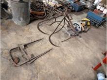 2 chop Saws & Grapple Hay Hook