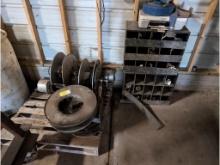 4 Power Hose Reel & Parts Bin