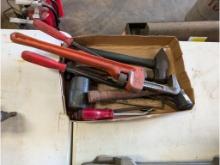 Hammers, Pipe Wrench, Pry Bars