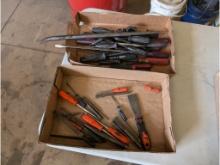 Screwdrivers picks & chisels