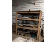 Wood Shelf w/ Bumper, Step, & Misc