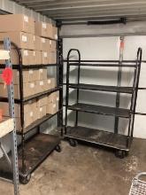 (2) 4' Rolling Carts