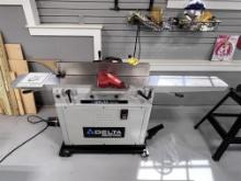 DELTA INDUSTRIAL DJ-20 8" JOINTER MODEL 37-680, S/N: KC011361 W/ HELICAL HEAD