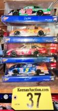 BID PRICE X 4 - (4) WINNERS CIRCLE 1:24 SCALE NASCAR DIECAST COLLECTIBLE CARS