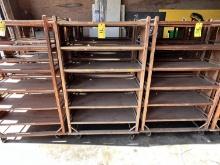 BID PRICE X 3 - (3) PORTABLE RETAIL DISPLAY RACKS