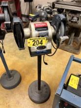 RYOBI 8" PEDESTAL BENCH GRINDER