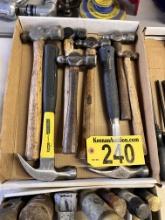 LOT OF 8-ASSORTED HAMMERS