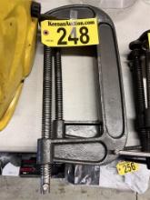 LOT OF (2) 10" C-CLAMPS