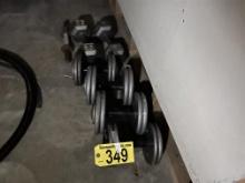 LOT: 3-SETS OF DUMBBELLS